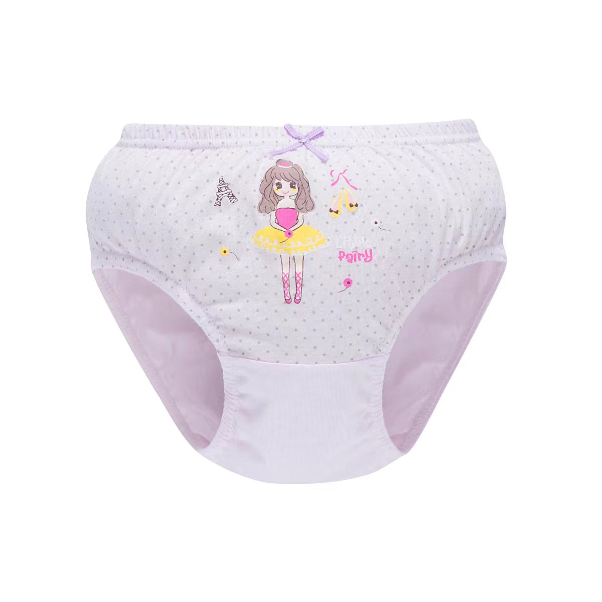 5PCS/BOX Gift Pack Little Girls' Soft Cotton Underwear Kids Cool Breathable Comfort Panty Briefs Toddler Undies