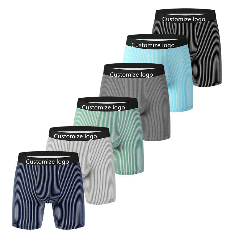 China Factory Men's Underwear Comfortable Skin Friendly Mid Rise Men Modal Boxer Briefs