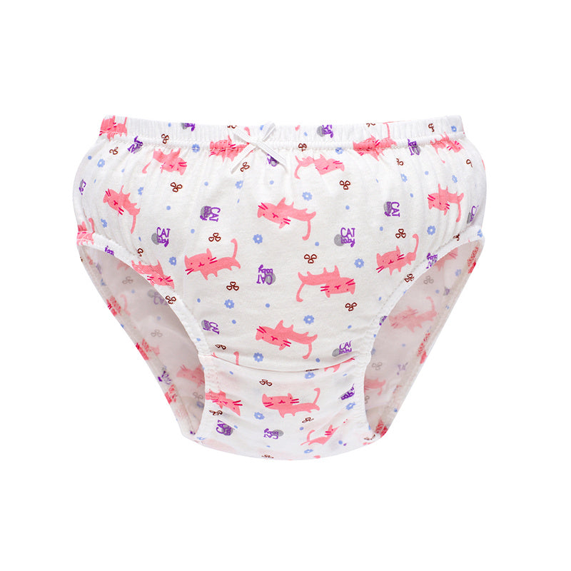 Kid Cartoon Heart Korean Version Pure Cotton Factory Direct Supply Triangle Underwear