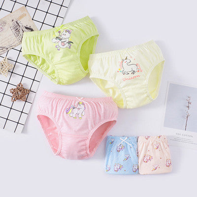 Best Selling Children's Underwear Cotton Lovely Baby Girls Panty Briefs