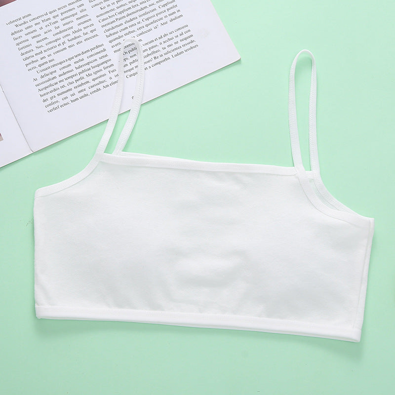 First Training Bras for Girls Breathable Soft Cotton Bralette For Girls(Age 8-12)
