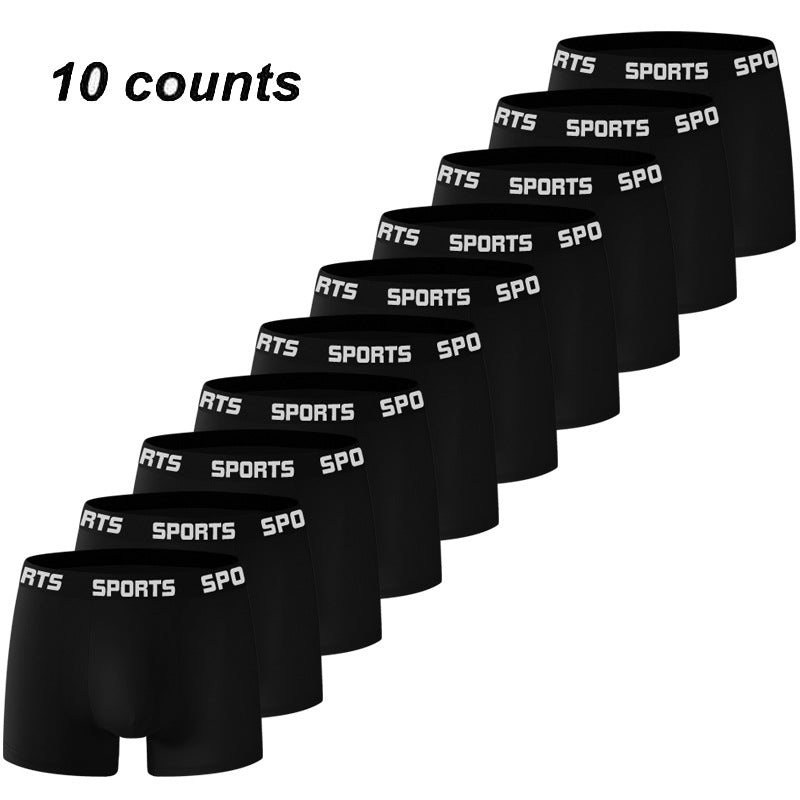 Men's Sports Underwear Quick Dry Moisture Wicking Boxer Briefs Support Pouch