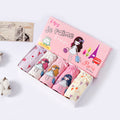 5PCS/BOX Pack Cute Travelling Girl Panties Mix Colors Lovely Girl Underwear