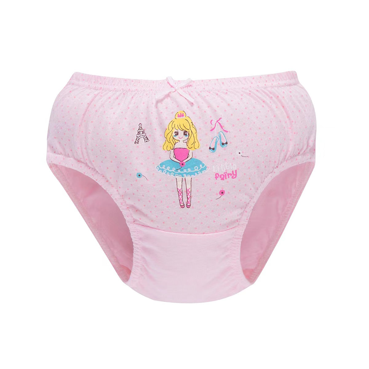 5PCS/BOX Gift Pack Little Girls' Soft Cotton Underwear Kids Cool Breathable Comfort Panty Briefs Toddler Undies