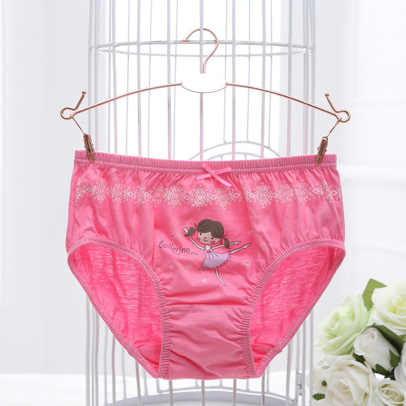 Hot Sale Children's Underwear Cute Cartoon Cotton Briefs for Girls